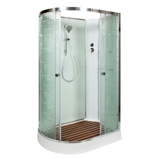 Душевая кабина Deto ЕМ1512 L с гидромассажем (гм.) 120х80х220 см